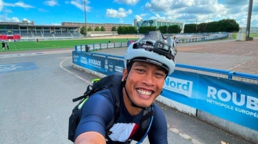 Pesepeda Indonesia Bambang Anggoro Jati Taklukkan Rute 4.000 Km Lintas Eropa