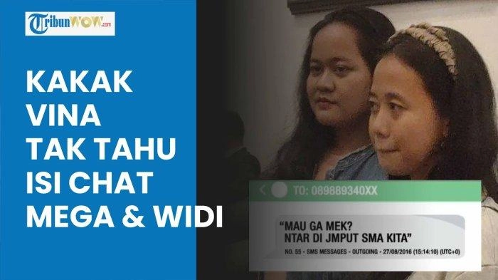 Video Kejanggalan Bukti Chat Dikuliti, Ternyata Kakak Vina Tak Tahu Isi SMS Mega dan Widi