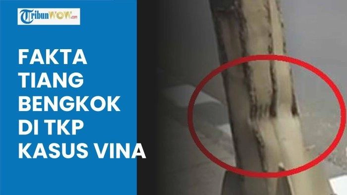 Video Kondisi Tiang yang Bengkok di Jembatan Talun TKP Kasus Vina, Benar Dihantam Tubuh Eky?
