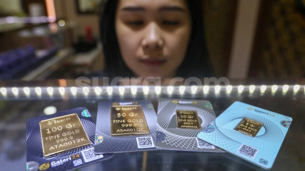 Harga Emas Antam Berbalik Anjlok, Tapi Masih Rp 1,4 Juta/Gram