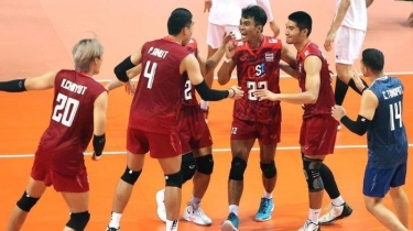 Daftar 14 Pemain Timnas Voli Putra Thailand di SEA V League 2024, Anurak Reuni dengan Farhan Halim
