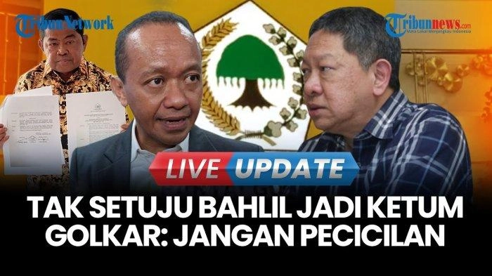 VIDEO Kala Dewan Pakar Tidak Setuju Bahlil Jadi Ketum Golkar: Lebih Layak Bamsoet dan Agus Gumiwang