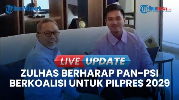 VIDEO Kala Kaesang Temui Zulkifli Hasan: Harapannya PAN-PSI Berkoalisi pada Pilpres 2029