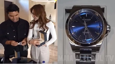 Aaliyah-Thariq Dapat Kado Jam Tangan Mewah dari Maia Estianty dan Irwan Mussry