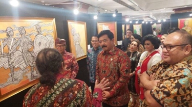 Buka Pameran Lukisan, Menko Polhukam: IKN Cerminkan Bhineka Tunggal Ika