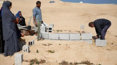 Gaza Kehabisan Lahan Pemakaman, Korban Tewas Akibat Serangan Israel Melonjak Jadi 40.000 Orang