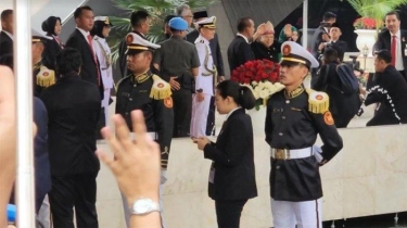 Hadiri Sidang Tahunan MPR, Ma'ruf Amin Kenakan Baju Adat Palembang, Istrinya Pakaian Adat Betawi