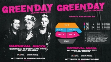 Link War Tiket Konser Green Day di Jakarta, Dijual 27 Agustus Paling Murah Dibanderol Rp 1.580.000