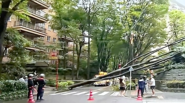 Dampak Taifun No.7 Jepang Menghantam Area Kanto Jumat Ini
