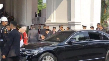 Momen Ma'ruf Amin Pamitan dan Beri Pesan Khusus ke Gibran di Peringatan HUT ke-79 RI