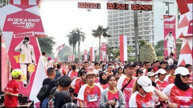 Politisi PDIP hingga Aaliyah Massaid Ikuti Soekarno Run di GBK