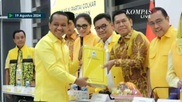 Bahlil Lahadalia Resmi Daftar Bacalon Ketum Golkar, Sebut Didukung 469 Suara DPD I dan DPD II