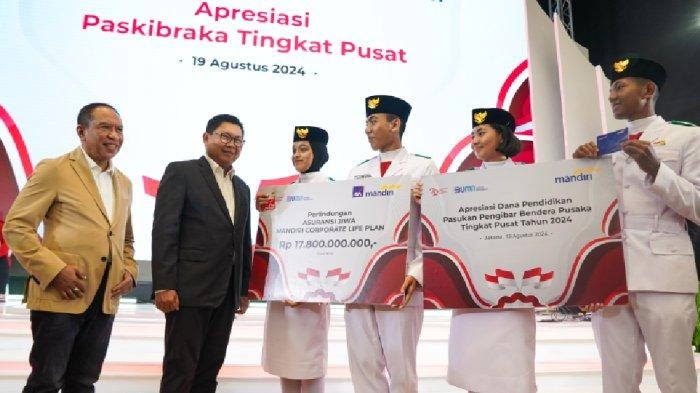 Dukung Semangat Nasionalisme, Bank Mandiri Apresiasi Paskibraka Tingkat Pusat