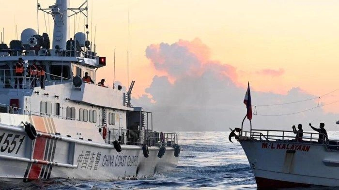 Ketegangan Meningkat di Laut China Selatan, Kapal Filipina dan China Kembali Bertabrakan