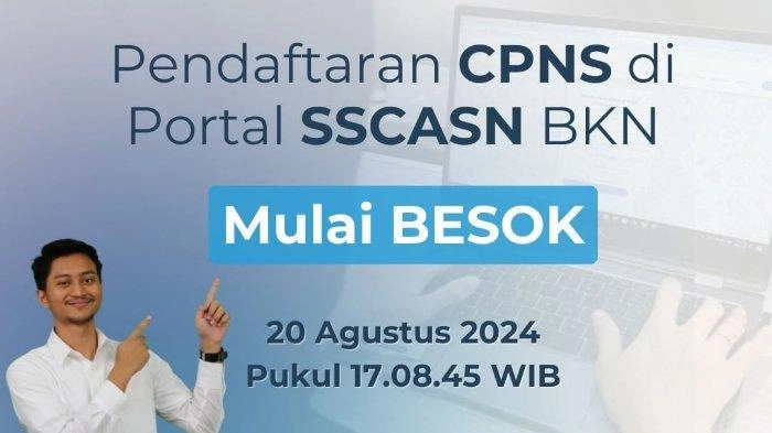 Pendaftaran CPNS 2024 Dibuka Besok Sore, Cek Syarat Umum Pelamar dan Cara Daftarnya
