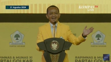 Kelakar Bahlil ke Jokowi yang Pakai Baju Kuning saat Munas: Saya Pikir Kader Golkar Baru