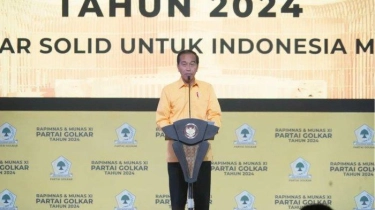 6 Poin Pidato Jokowi di Penutupan Munas Golkar, Singgung si Tukang Kayu hingga Puji Airlangga