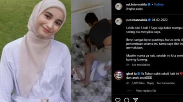 Cut Intan Nabila Kembali Unggah Video KDRT Armor Toreador hingga Minta Maaf ke Anak