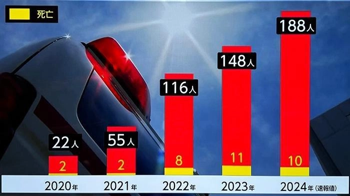 Selama Juli 2024, 188 Orang di Jepang Tewas Akibat Gelombang Hawa Panas