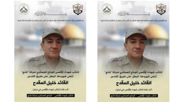 Siapakah Khalil al-Maqdah, Pejabat Fatah yang Tewas dalam Serangan Udara Israel di Saida?