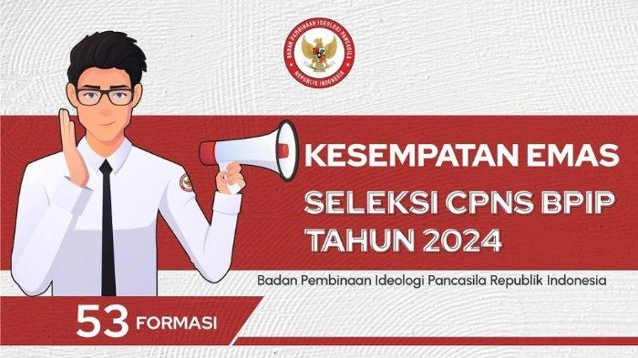 BPIP Buka 53 Formasi CPNS 2024 untuk Lulusan D3 dan S1, Gaji hingga Rp9,8 Juta