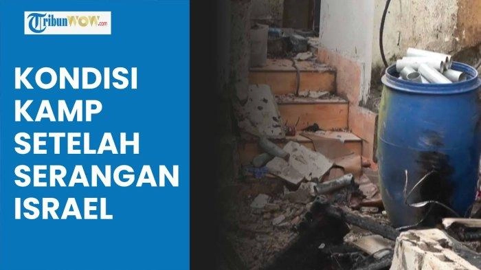Video Israel Lakukan Serangan Udara Mematikan! Begini Kondisi Kehancuran di Kamp Tepi Barat