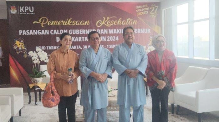 Tim Dokter Rapat Pleno Nanti Malam Tentukan Hasil Pemeriksaan Kesehatan Pramono-Rano Karno