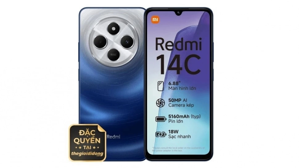 Redmi 14C Resmi Dirilis ke Global: Layar Luas 6.88'' dan Baterai 5160mAh, Harga Terjangkau!