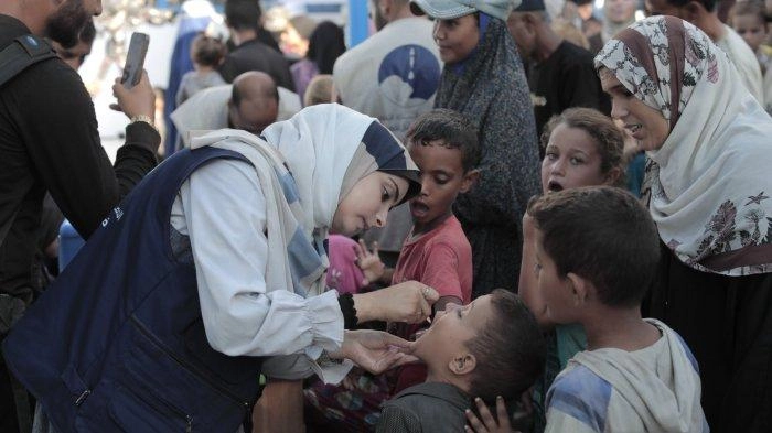 Tentara Israel Halangi Tim Medis untuk Masuk dan Melaksanakan Vaksinasi Polio di Khan Yunis