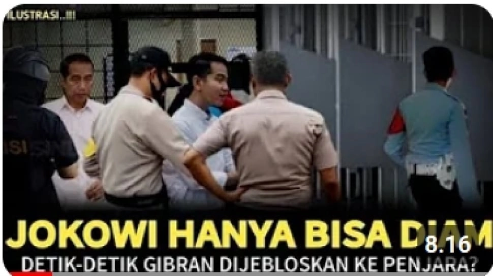 Cek Fakta: Detik-detik Gibran Dijebloskan ke Penjara