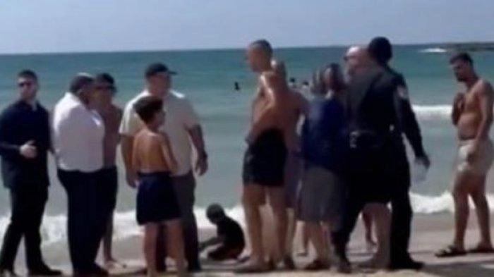 Diteriaki Pembunuh, Itamar Ben-Gvir Dilempari Pasir Saat Diusir Warga Israel dari Pantai Tel Aviv