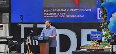 Berpidato di DPP Partai Demokrat, SBY Minta Kader Partai Demokrat Sukseskan Transisi Pemerintahan Jokowi ke Prabowo