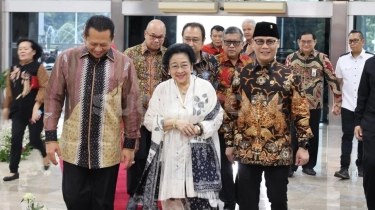 Megawati Hadiri Silaturahmi Kebangsaan Pimpinan MPR RI Bersama Keluarga Bung Karno