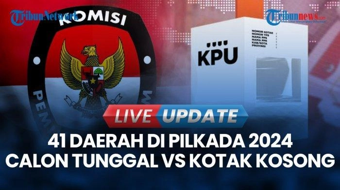 VIDEO Rekor di Pilkada 2024, 41 Daerah Calon Tunggal Vs Kotak Kosong