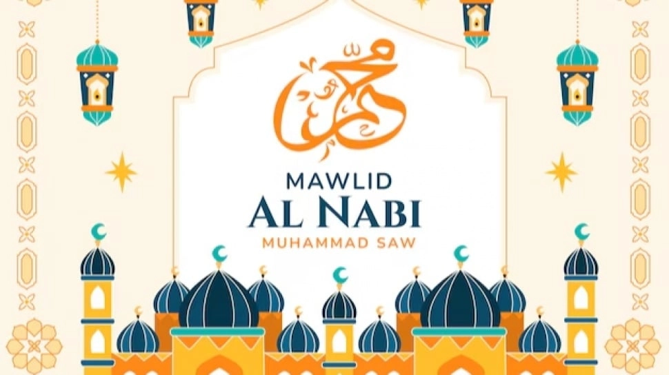 Sebarkan Pesan Kebaikan dan Keteladanan Rasulullah, Ini 5 Gambar Poster Maulid Nabi
