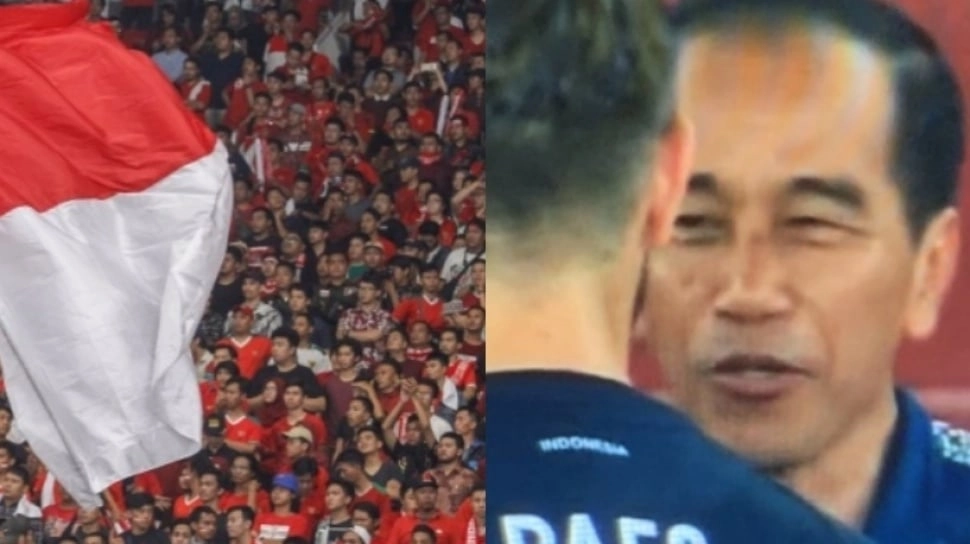 Teriakkan ''Mulyono'' Menggema GBK saat Jokowi Salaman dengan Shin Tae-yong, Mulut Netizen Kayak Silet
