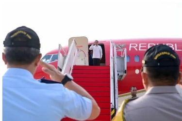 Presiden Jokowi Bertolak ke Kaltim untuk Kembali Berkantor di IKN