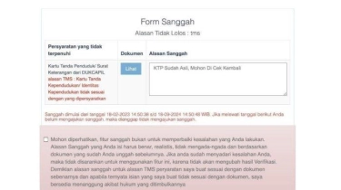 20 Contoh Kalimat Sanggahan CPNS 2024 bagi Pelamar Tak Lolos Seleksi Administrasi