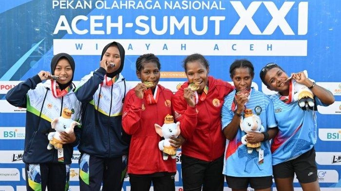 Atasi Perbedaan Cuaca, Kontingen Papua Barat Raih 3 Emas dan 1 Perunggu di Cabor Dayung PON 2024