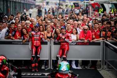 Fakta Unik Dua Pembalap Ducati Lenovo Berjaya di Podium Misano, Bukti Kedigdayaan Ducati