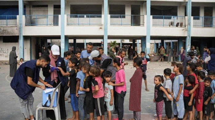 WHO Sebut Program Vaksinasi Polio di Gaza Sukses, 560 Ribu Anak Diimunisasi saat Gencatan Sementara