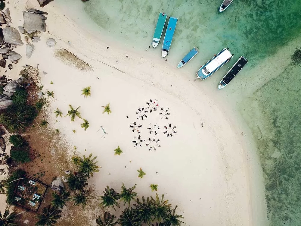 Gua di Pulau Kelayang Jadi Penutup Sempurna Keindahan Alam Negeri Laskar Pelangi Belitung selama 7 Jam