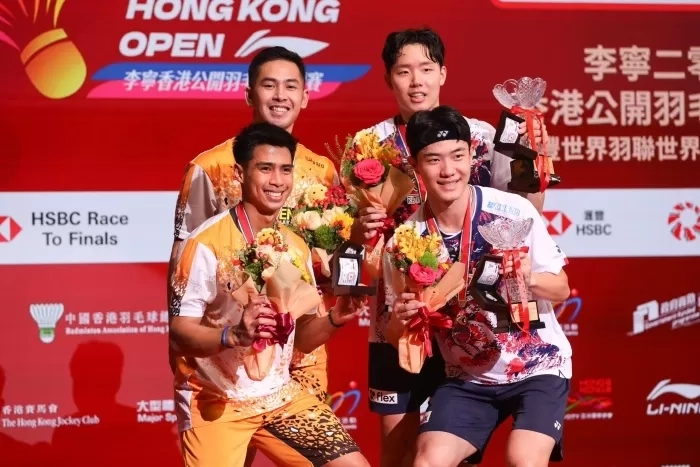 Meski Gagal Juara, Sabar/Reza Tak Menyangka Bisa Naik Podium di Hongkong Open 2024