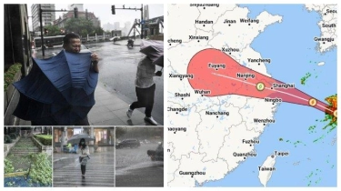 Diterjang Topan Bebinca, Semua Penerbangan di 2 Bandara Utama Shanghai Dibatalkan