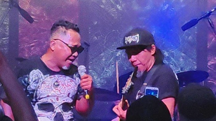 Konser Band Rock Lawang Pitu di Purwokerto, Eet Sjahranie dan Trison Masih Bertenaga