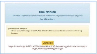 Apa Arti TMS pada Hasil Seleksi Administrasi CPNS 2024? Ini Penjelasannya