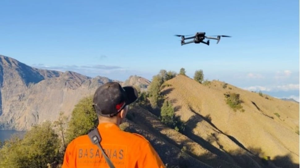 Drone Ganggu Satwa di Gunung Rinjani