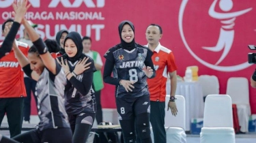Hasil Final Voli Putri PON 2024: Megawati Hangestri 5 Poin, Jabar Gulung Jatim 25-22 di Set Pertama