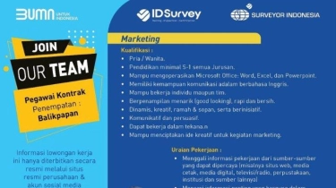 Lowongan Kerja BUMN PT Surveyor Indonesia untuk Lulusan S1, Pendaftaran hingga 30 September 2024