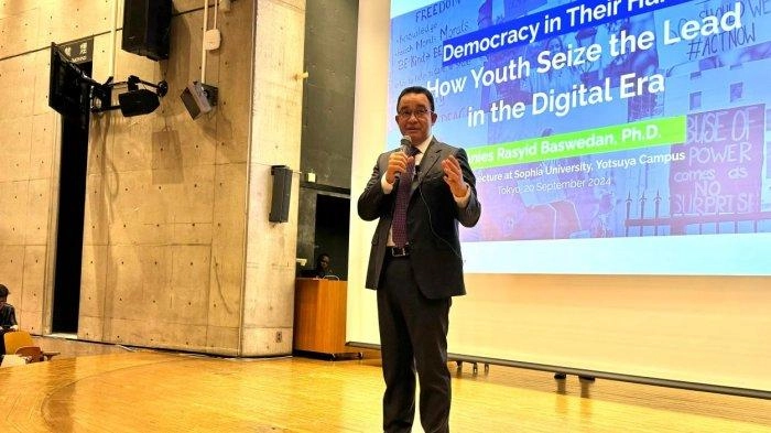 Saat Anies Baswedan Bilang Anak Muda Suka Private Jet hingga Bikin Ratusan Mahasiswa Jepang Tertawa